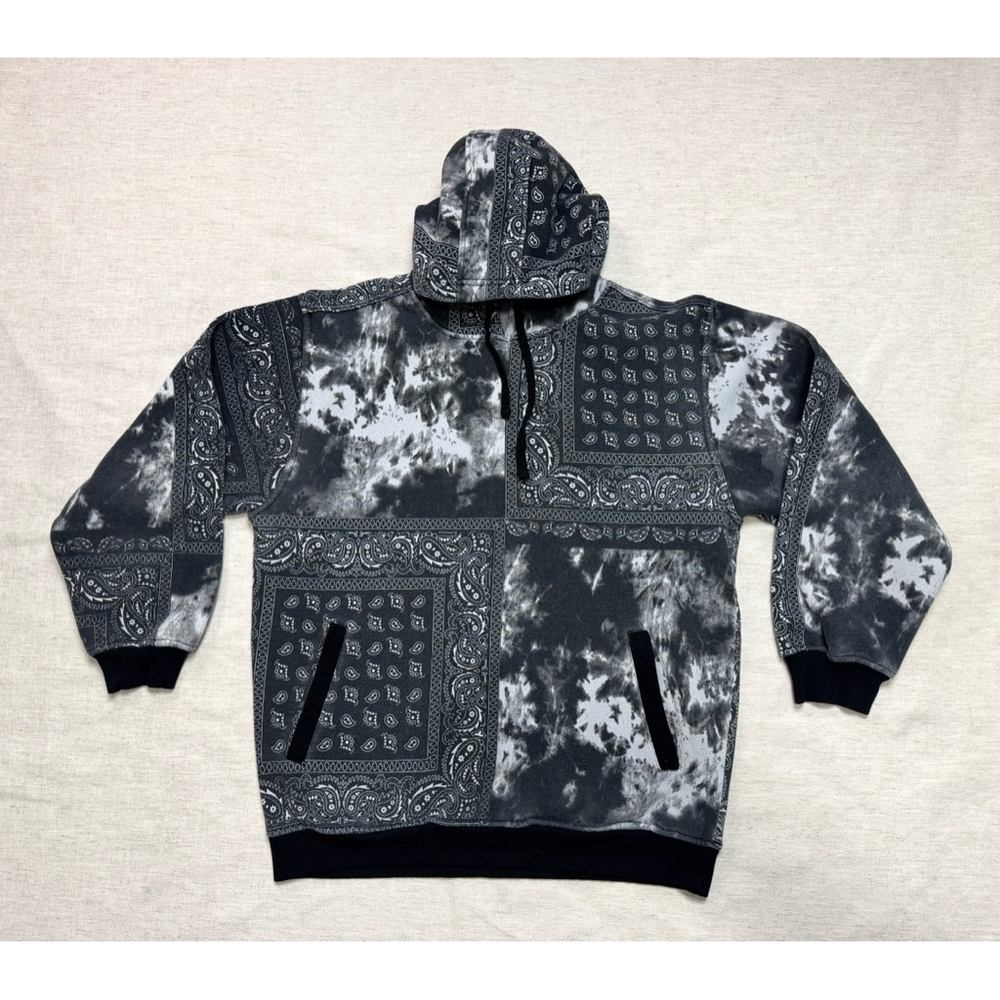 Beyond The Limit Hoodie XL Black Gray Bandana Grunge Streetwear Y2K Jesse Pinkma